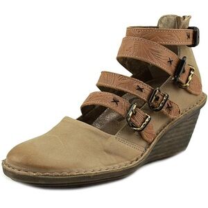 ⭐️OTBT biker wedge size 7 leather straps